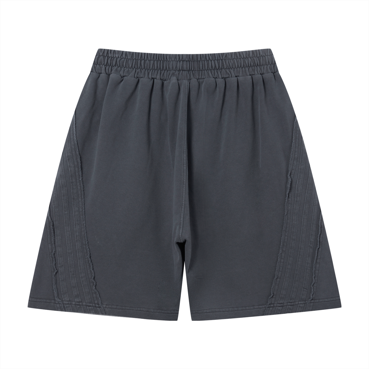 Ambitious Dreams Unisex Vintage Wash Raw Edge Shorts (Lime/Green)