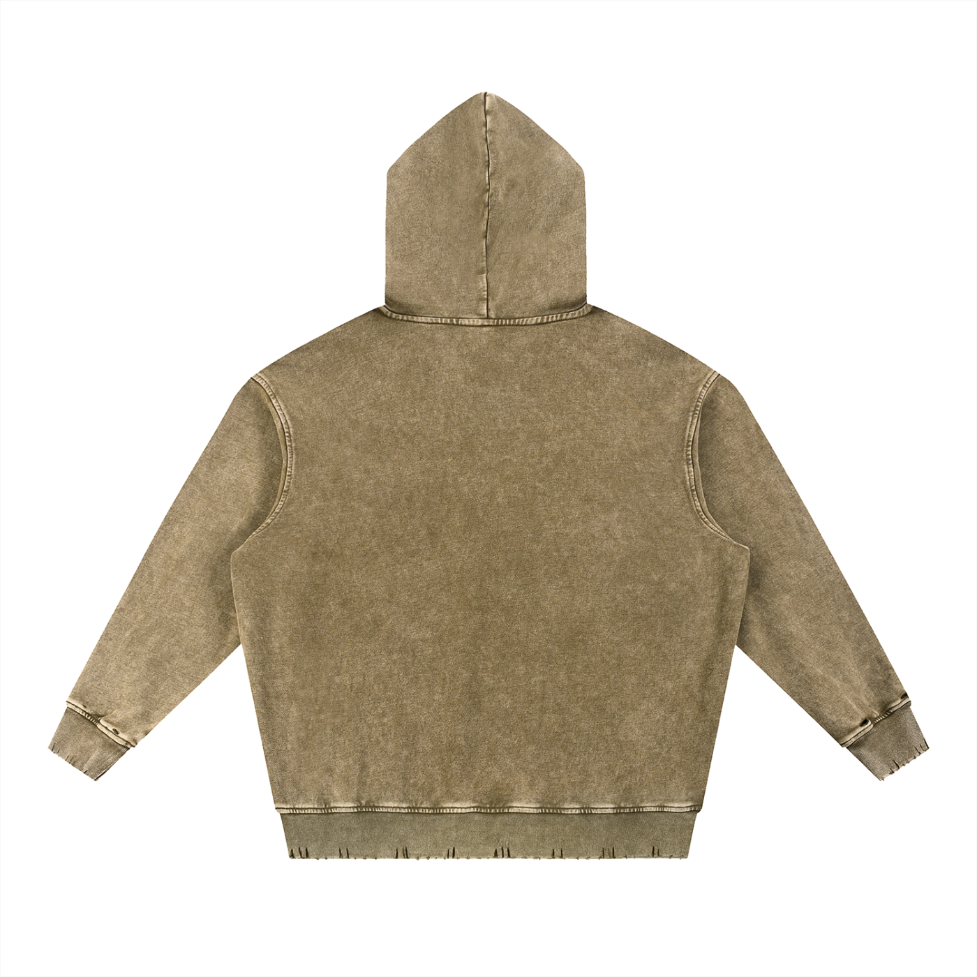 Ambitious Dreams Snow Wash Hand-Frayed Heavyweight Hoodie
