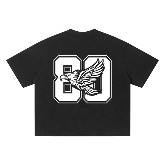 Ambitious Dreams " 80's Fly " Unisex Vintage Wash Boxy T-Shirt