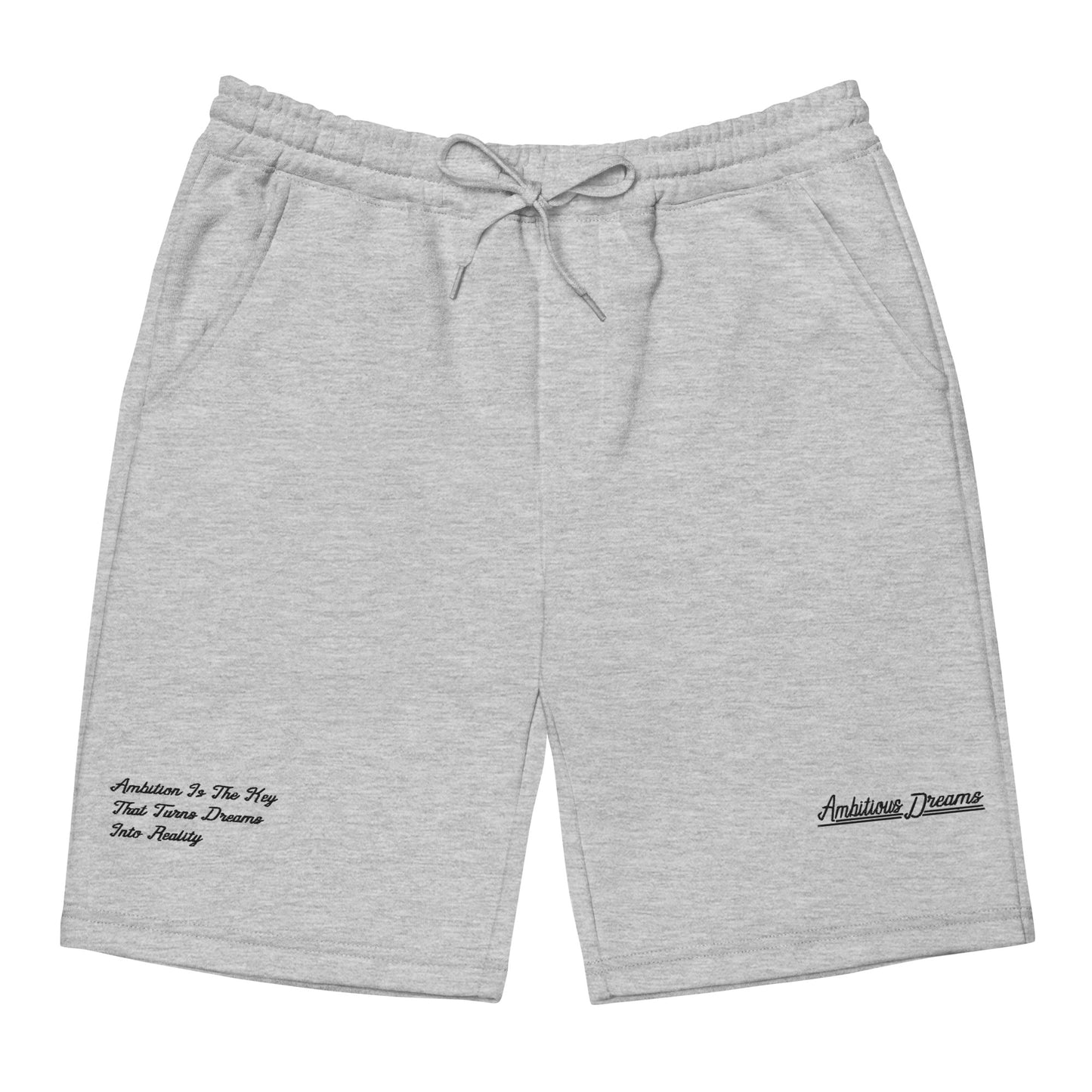 AMBITIOUS DREAMS "DREAMERS FLY ALONE" UNISEX SHORTS (BLACK)