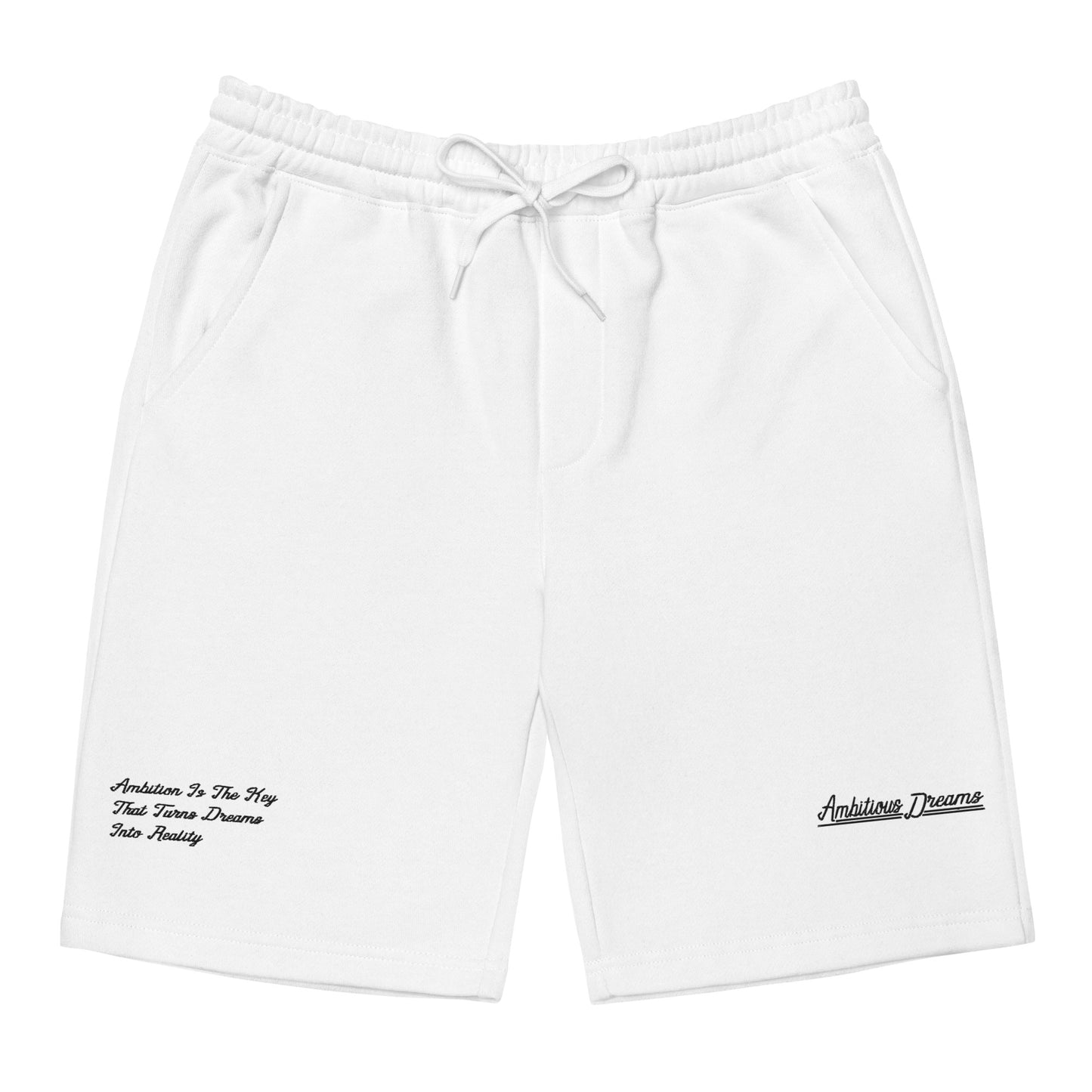 AMBITIOUS DREAMS "DREAMERS FLY ALONE" UNISEX SHORTS (BLACK)