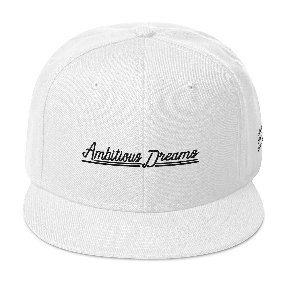 AMBITIOUS DREAMS "DREAMERS FLY ALONE" SNAPBACK CAP (BLACK)