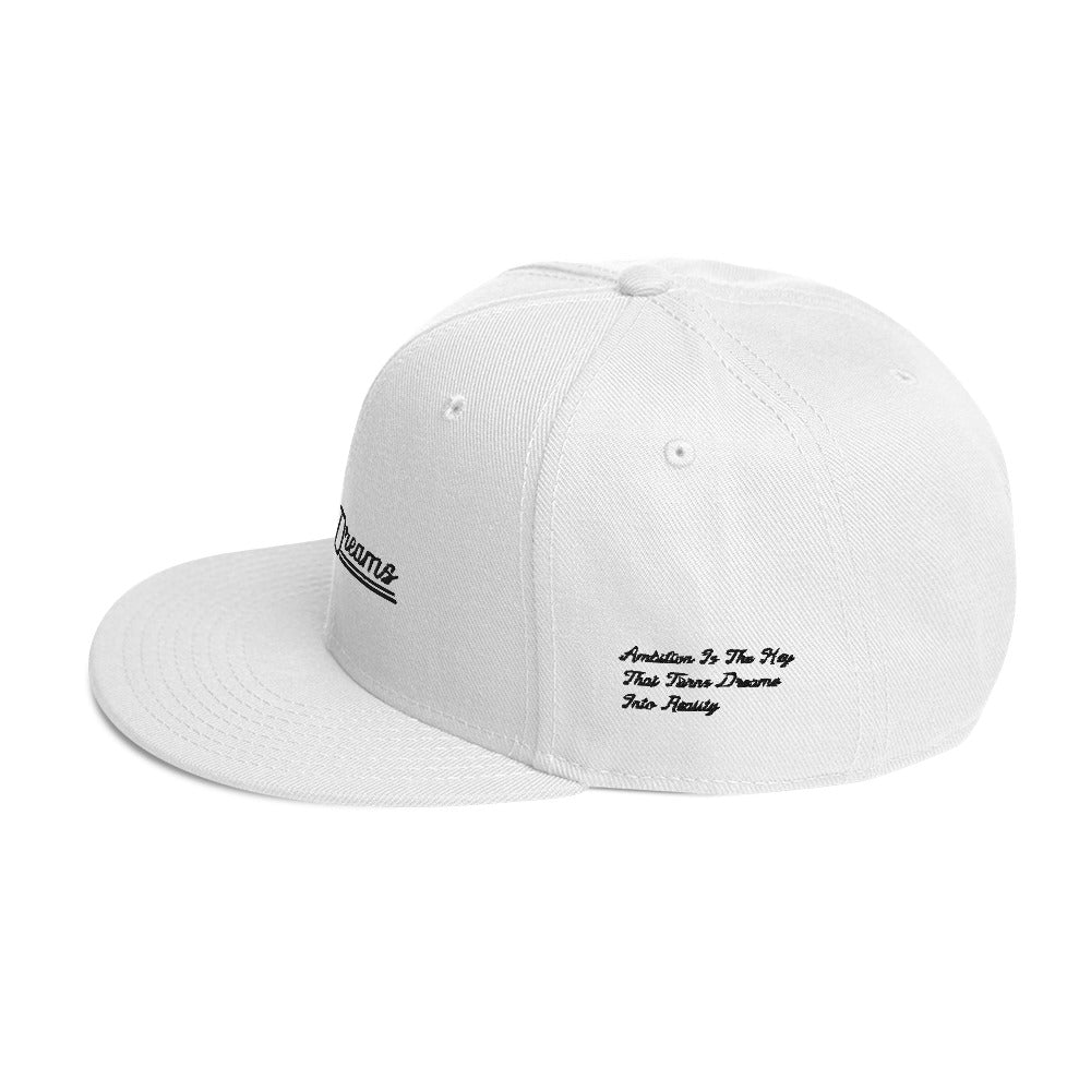 AMBITIOUS DREAMS "DREAMERS FLY ALONE" SNAPBACK CAP (BLACK)