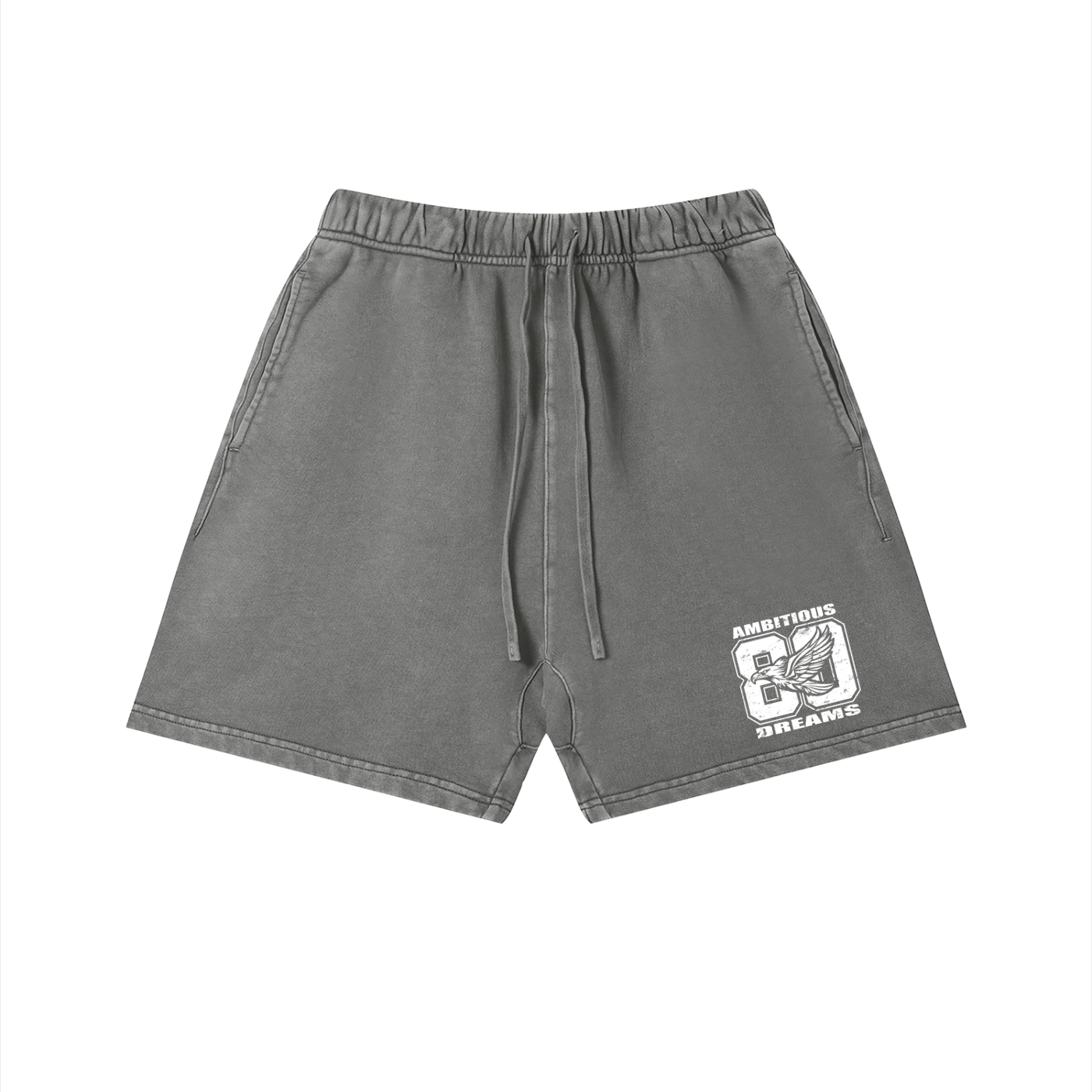Ambitious Dreams " 80"s Fly " Unisex Vintage Wash Cotton Shorts