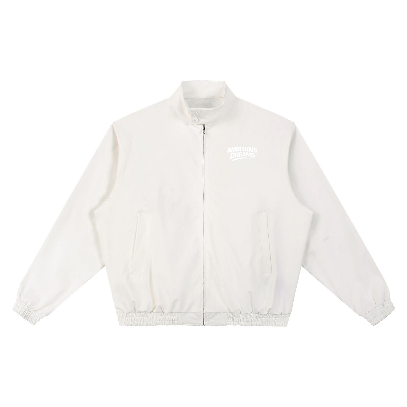 Ambitious Dreams Stand Collar Bomber Jacket