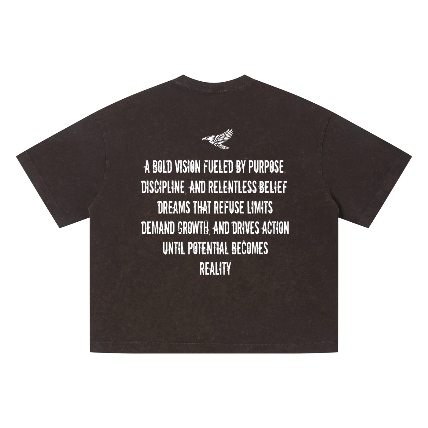 Ambitious Dreams " Define Ambitious Dreams " Unisex Vintage Wash Boxy T-Shirt