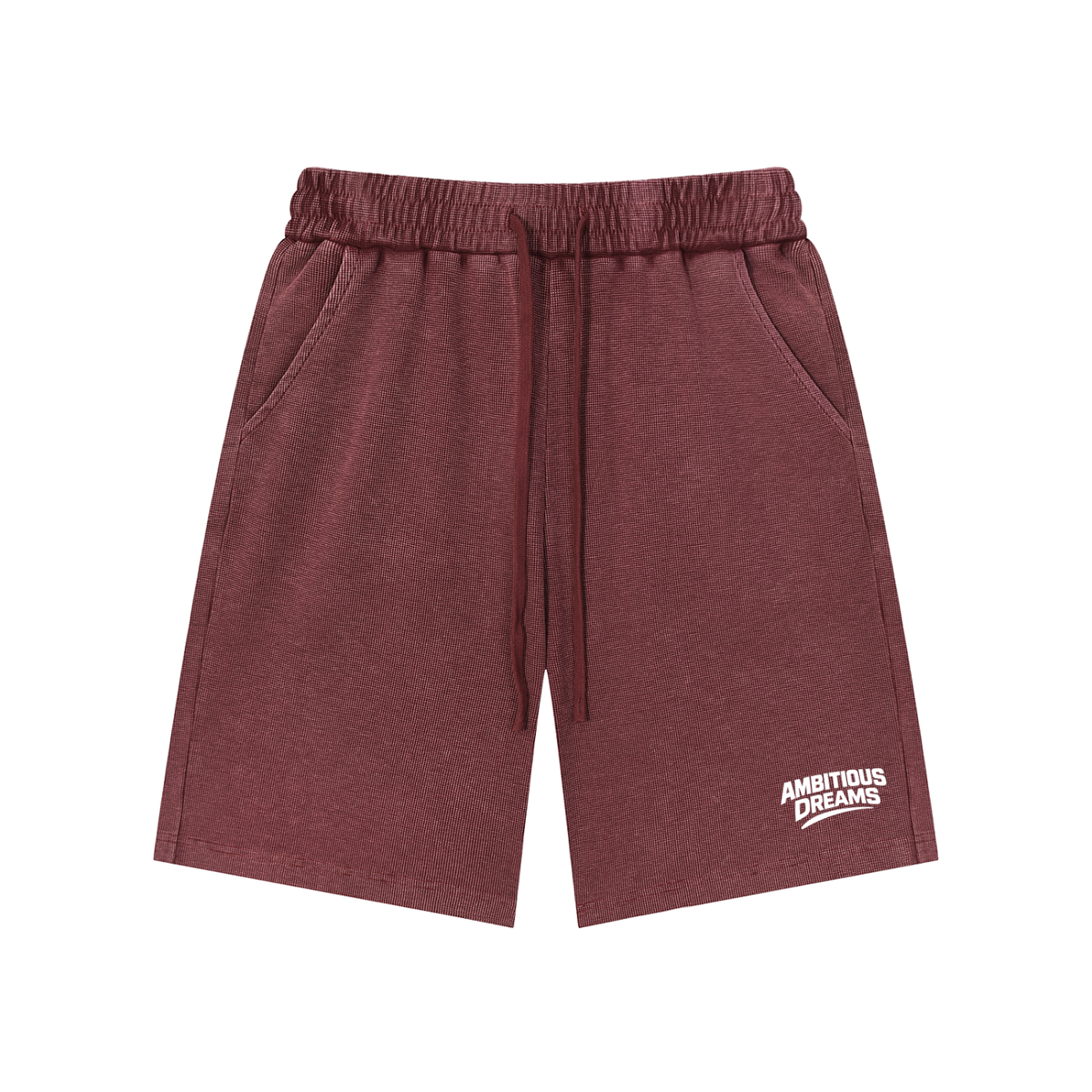Ambitious Dreams Mineral Wash Waffle Knit Shorts