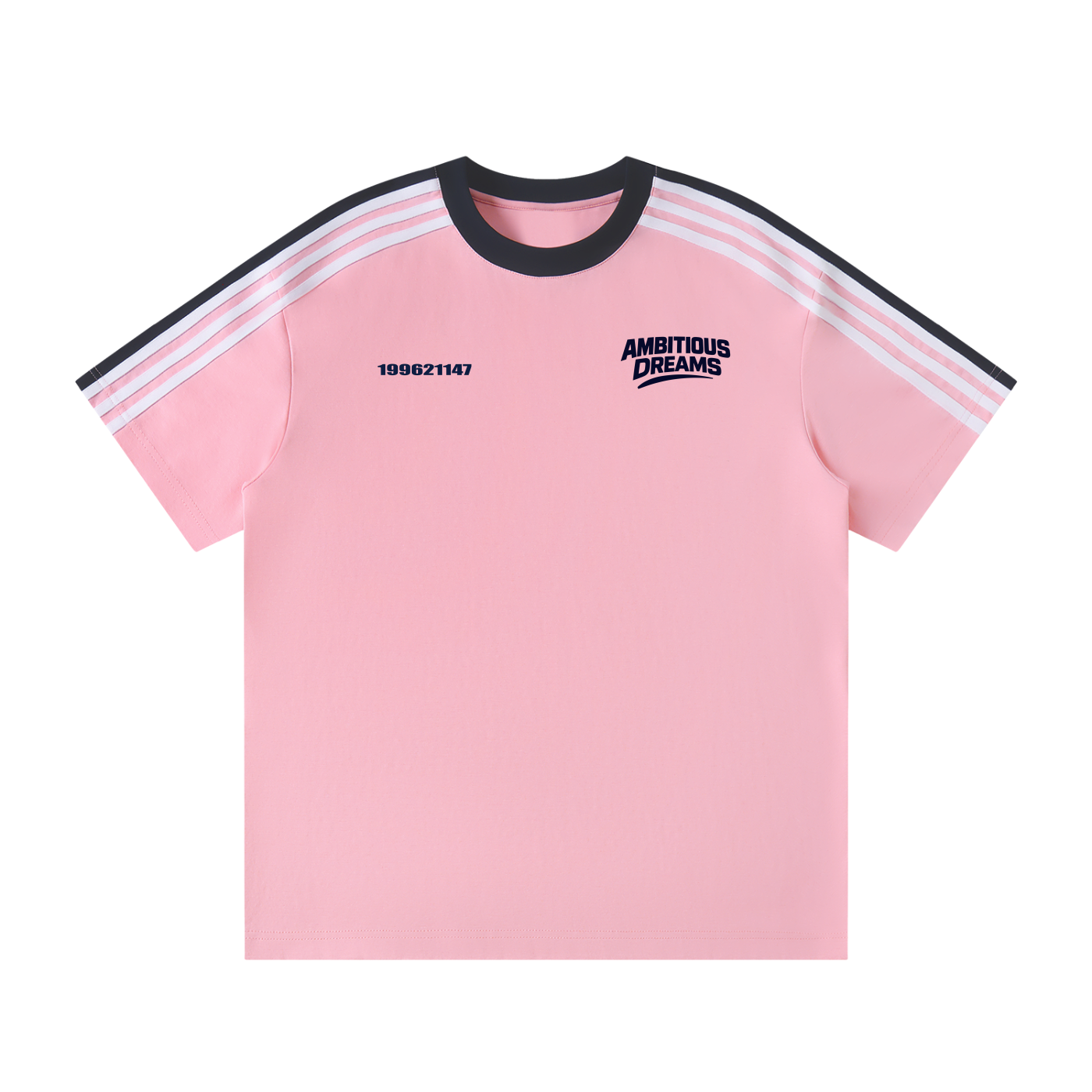 Ambitious Dreams Unisex Colorblock Striped T-Shirt
