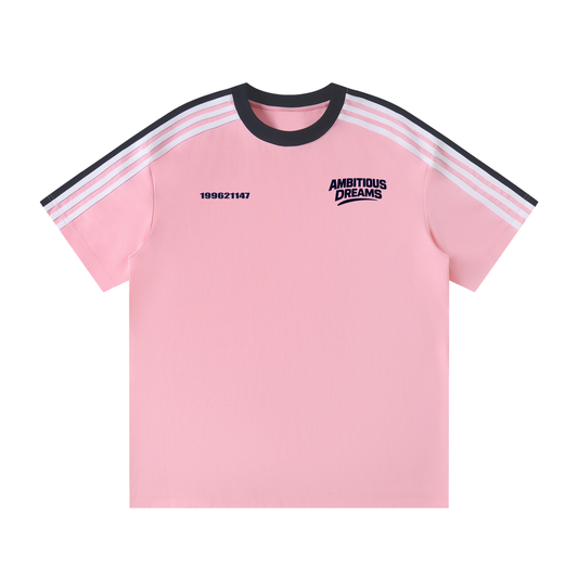 Ambitious Dreams Unisex Colorblock Striped T-Shirt