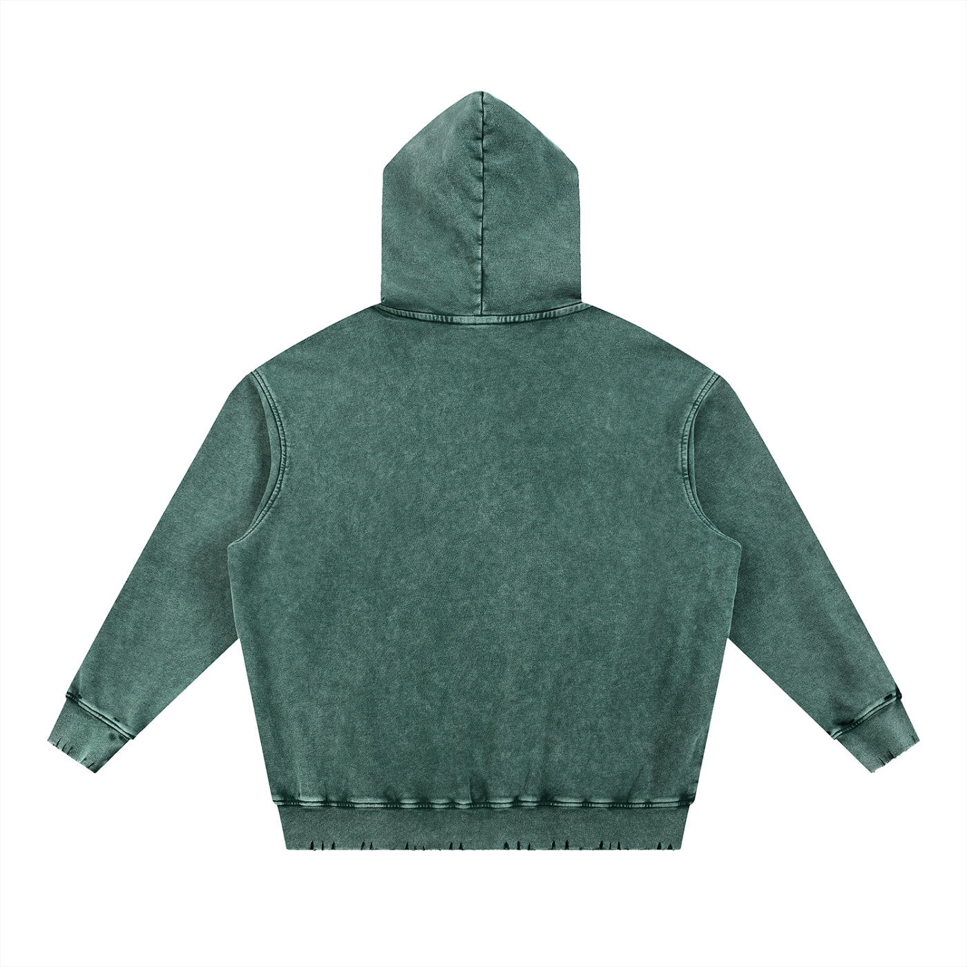 Ambitious Dreams Snow Wash Hand-Frayed Heavyweight  Hoodie