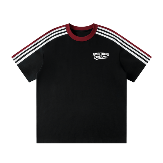 Ambitious Dreams Unisex Colorblock Striped T-Shirt