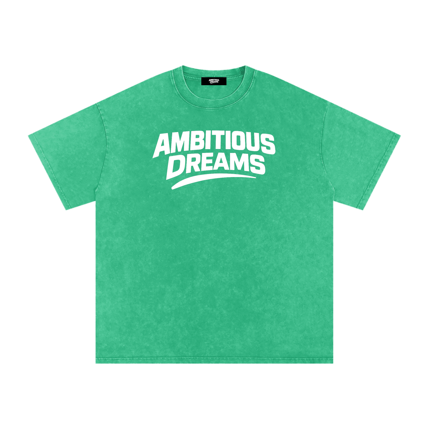 Ambitious Dreams " 80's Fly " Snow Washed Oversized Cotton T-Shirt