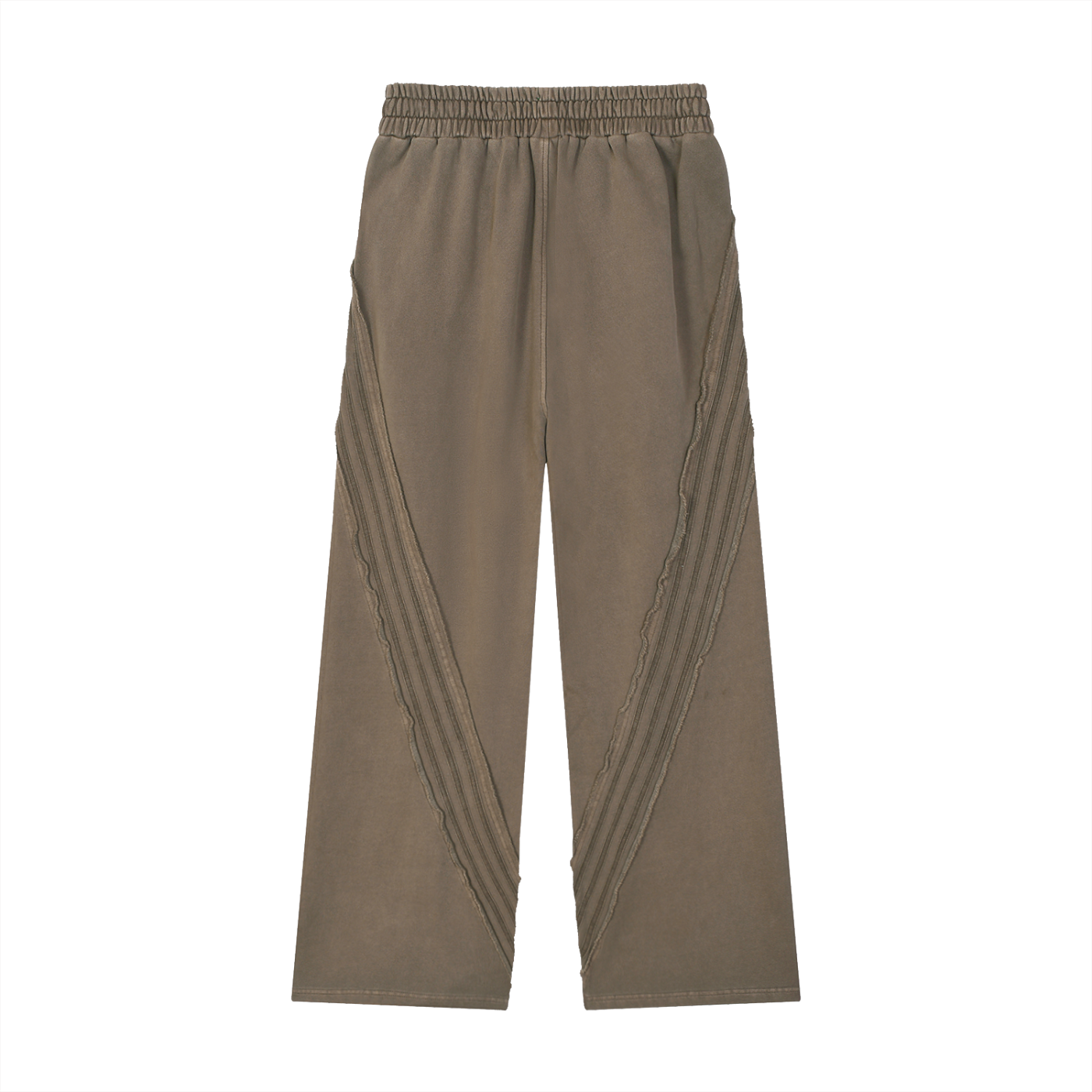 Ambitious Dreams Snow Washed Tape Raw Edge Sweatpants