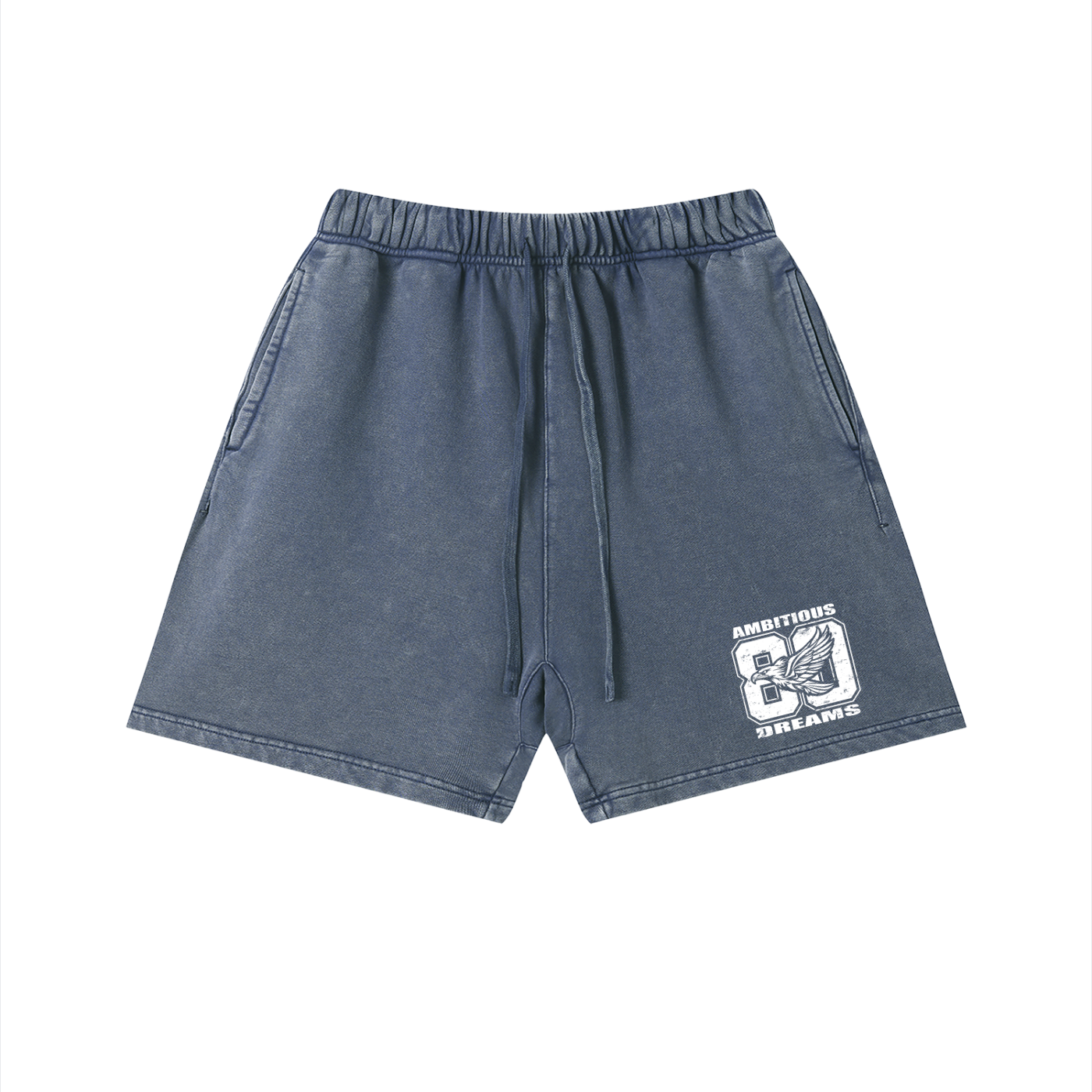 Ambitious Dreams " 80"s Fly " Unisex Vintage Wash Cotton Shorts