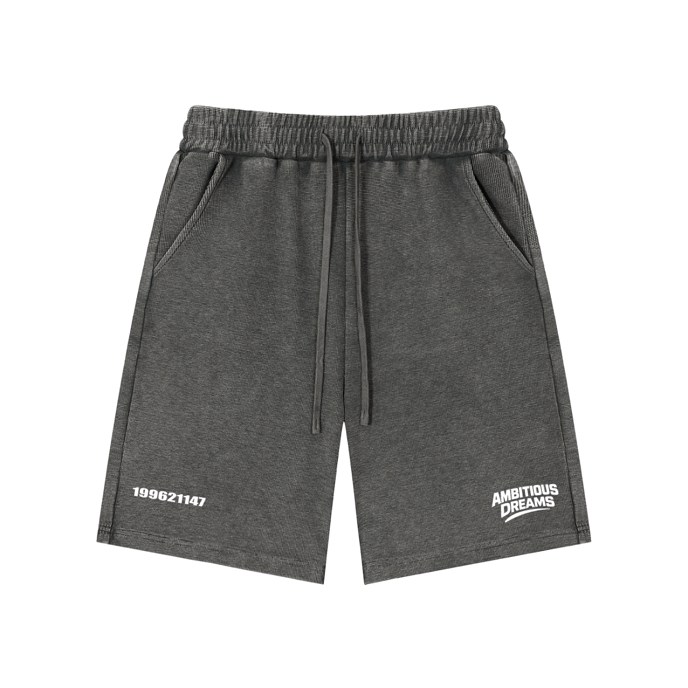 Ambitious Dreams Mineral Wash Waffle Knit Shorts