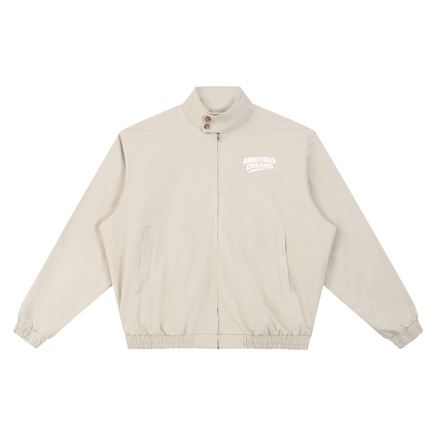 Ambitious Dreams Stand Collar Bomber Jacket