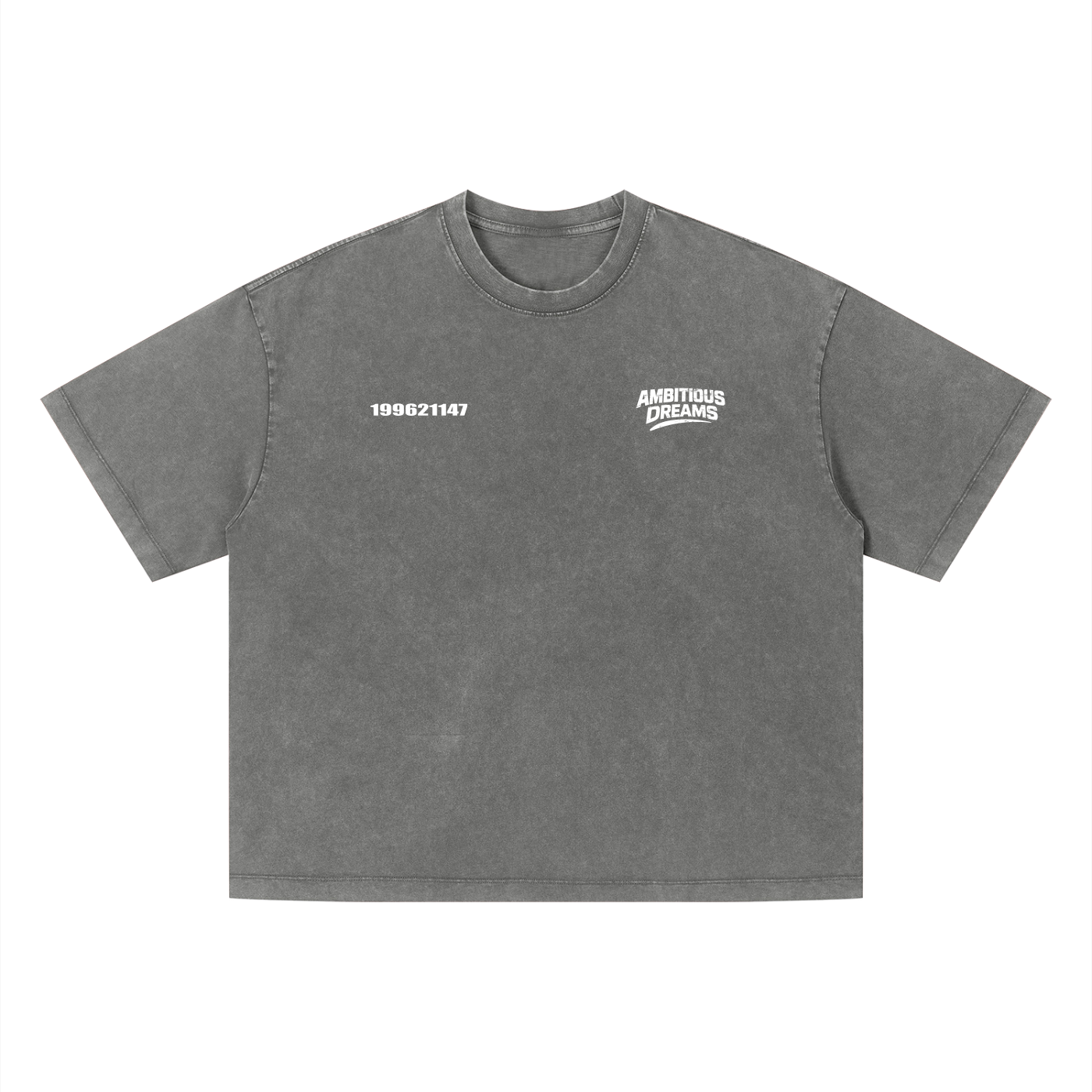 Ambitious Dreams " Define Ambitious Dreams " Unisex Vintage Wash Boxy T-Shirt