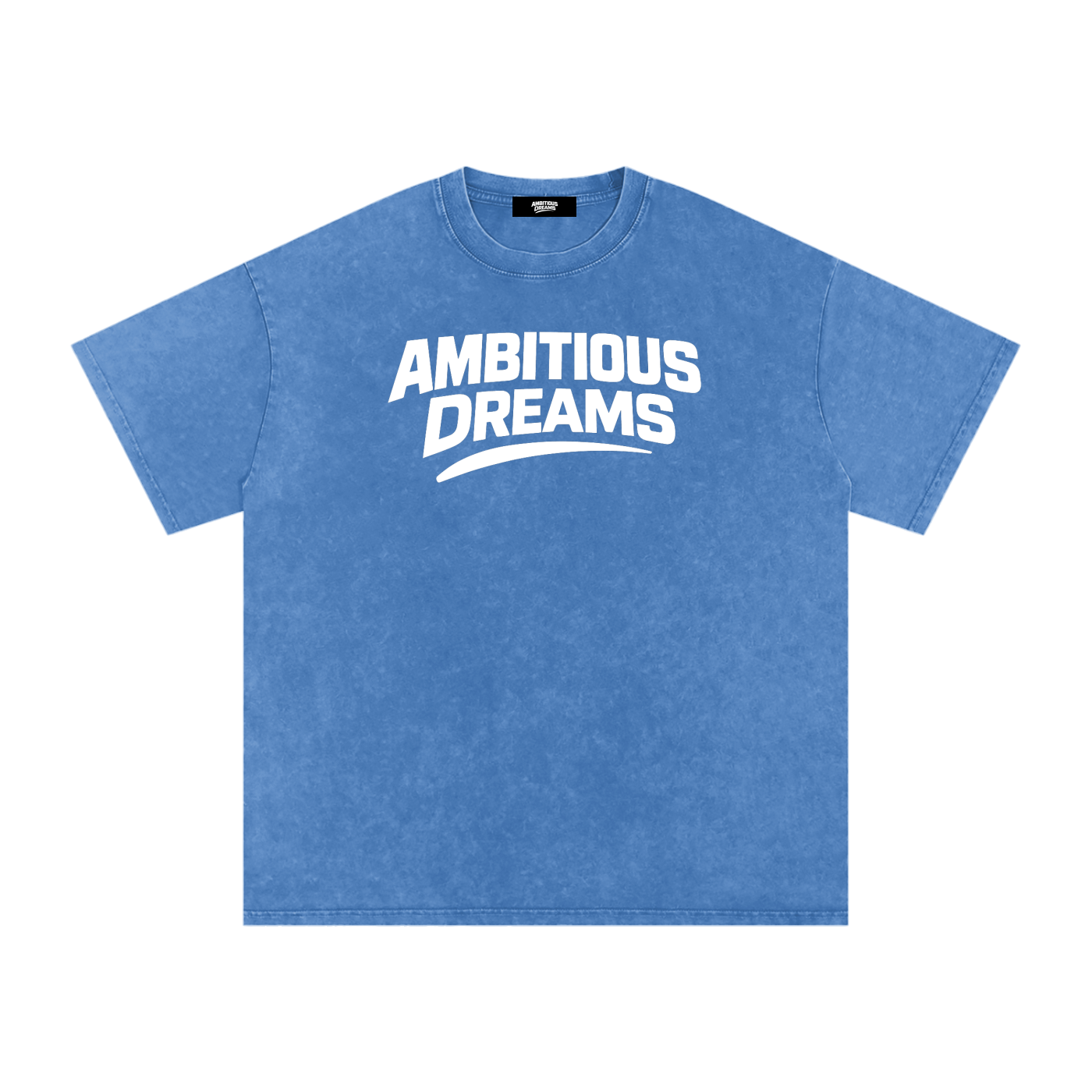 Ambitious Dreams " 80's Fly " Snow Washed Oversized Cotton T-Shirt
