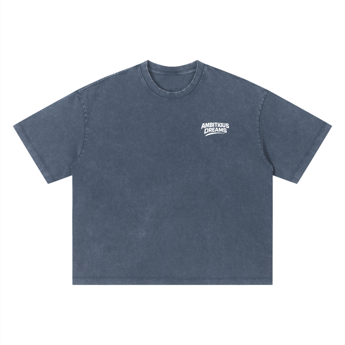 Ambitious Dreams " Define Ambitious Dreams " Unisex Vintage Wash Boxy T-Shirt