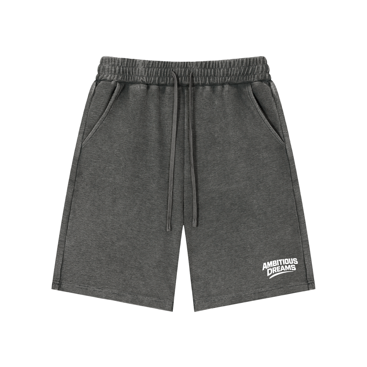 Ambitious Dreams Mineral Wash Waffle Knit Shorts