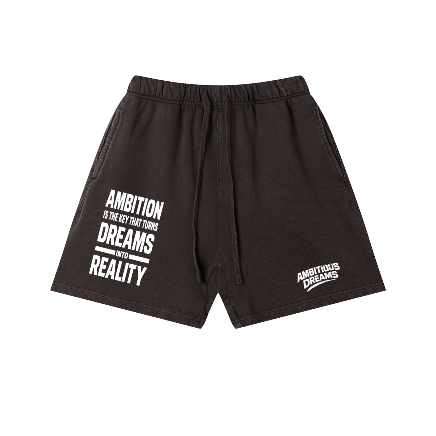 Ambitious Dreams " Dreams Into Reality " Unisex Vintage Wash Cotton Shorts