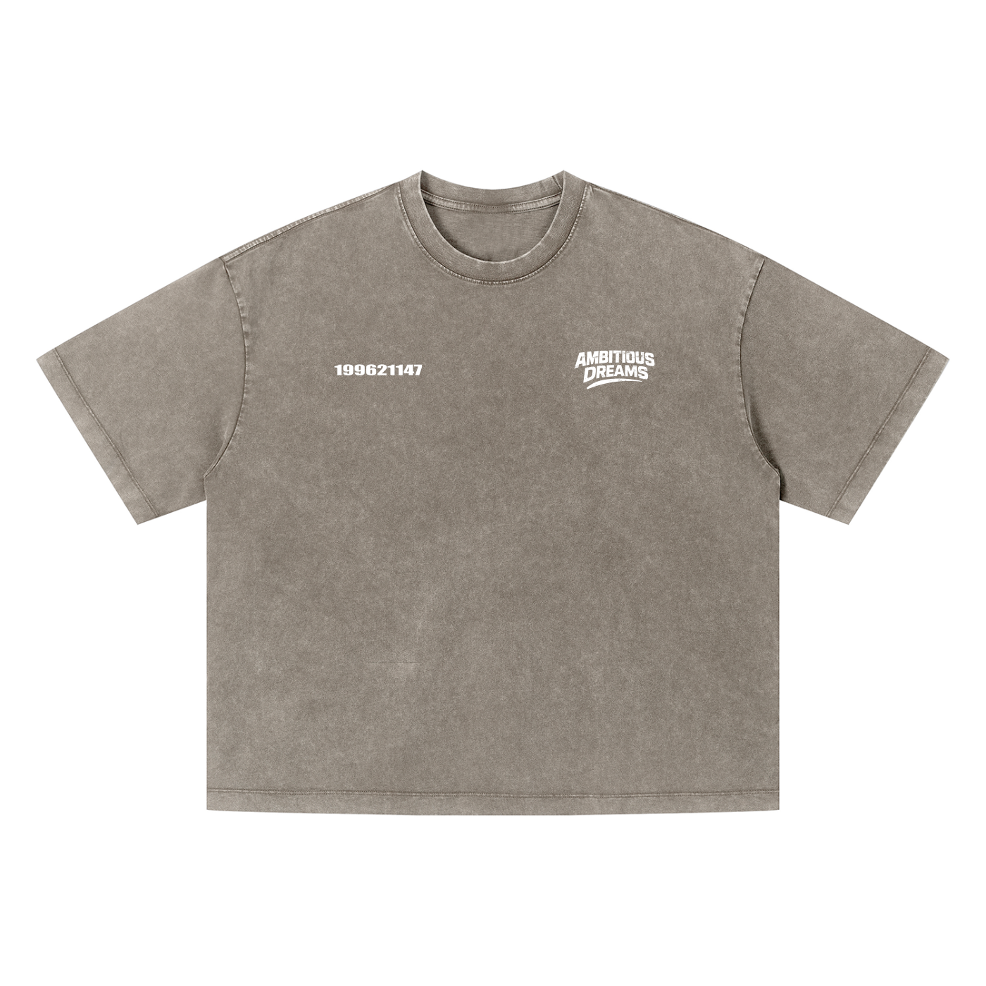 Ambitious Dreams " Define Ambitious Dreams " Unisex Vintage Wash Boxy T-Shirt