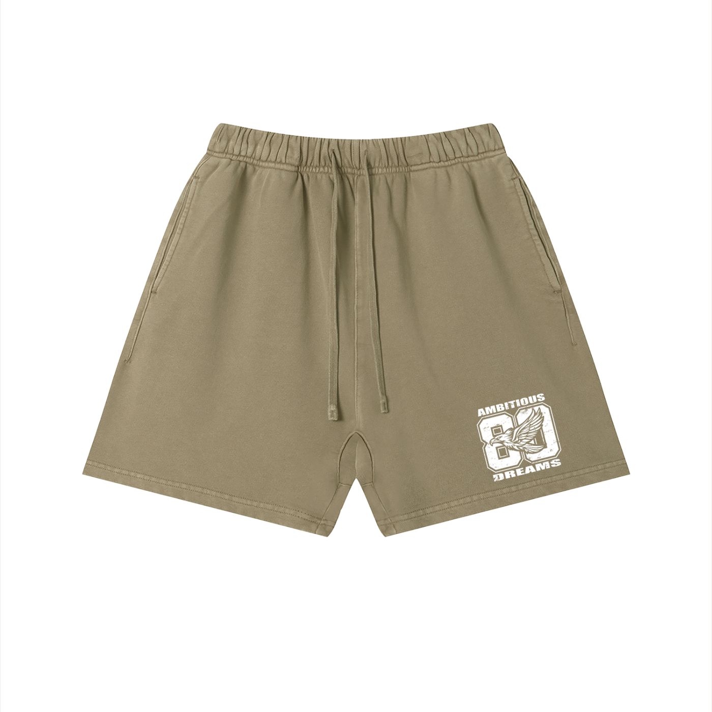Ambitious Dreams " 80"s Fly " Unisex Vintage Wash Cotton Shorts