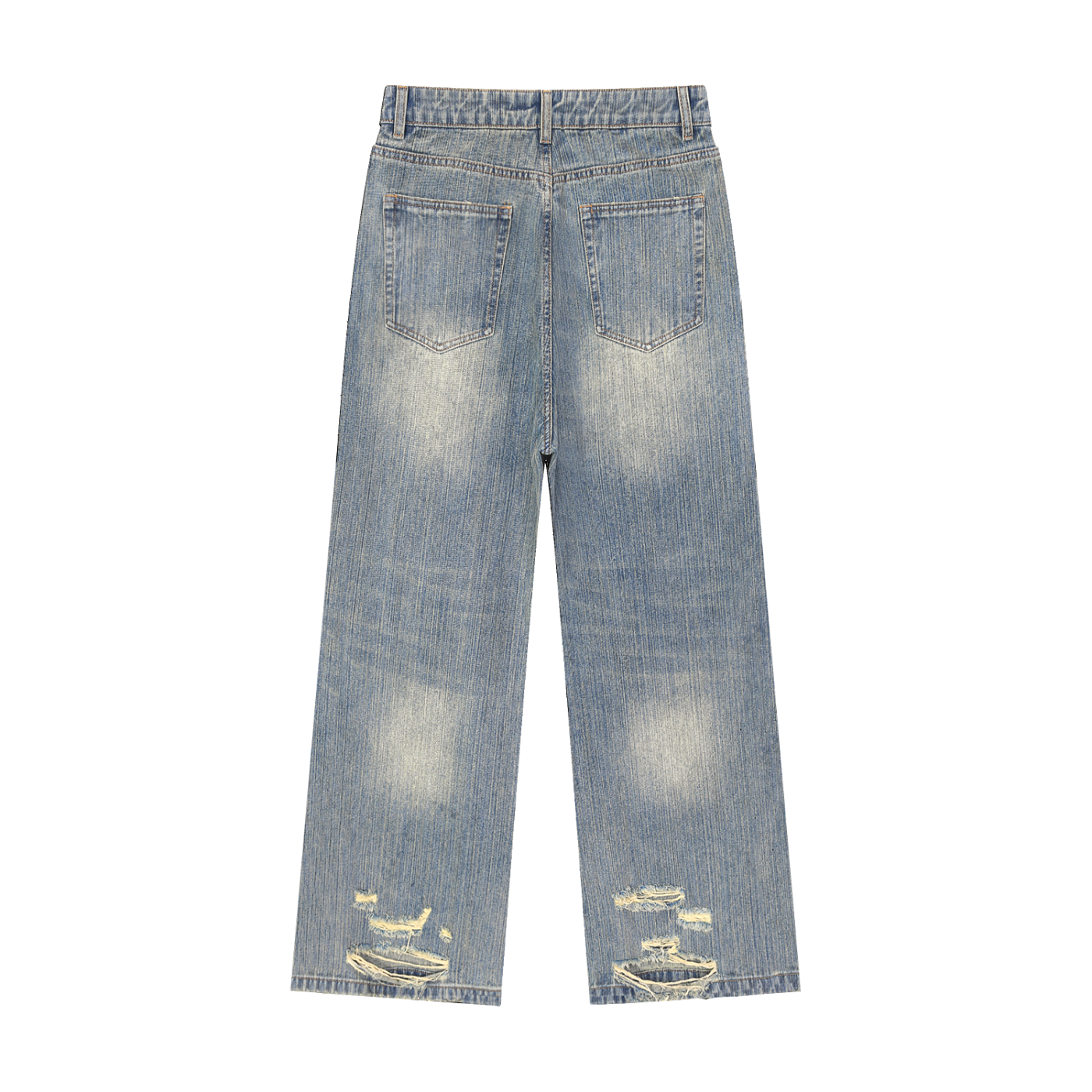 Ambitious Dreams Vintage Wash Distressed Denim Jeans