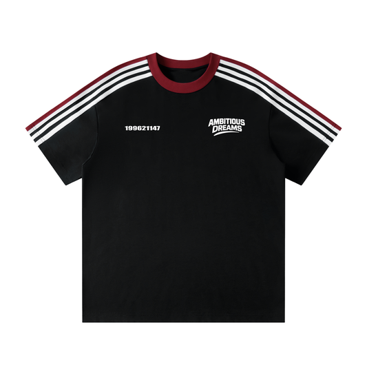 Ambitious Dreams Unisex Colorblock Striped T-Shirt