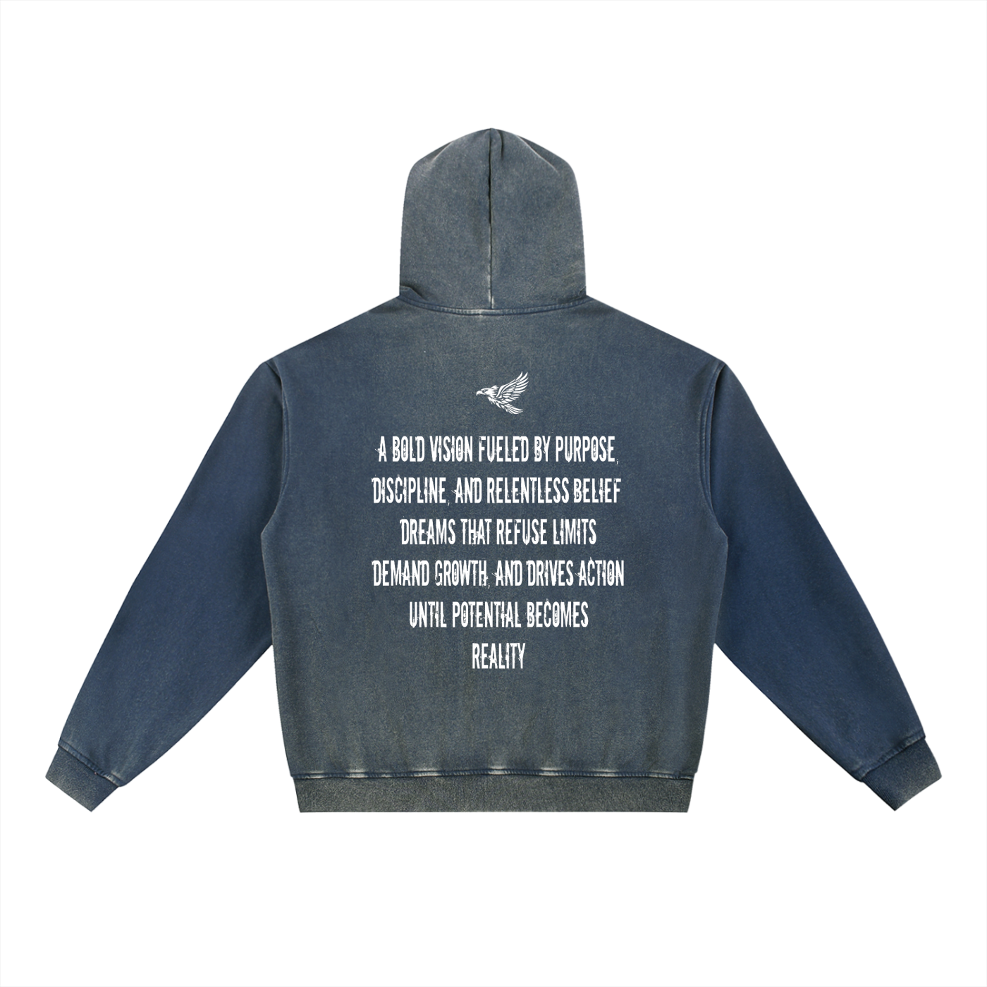 Ambitious Dreams "Define Ambitious Dreams" Vintage Washed Gradient Fleece Hoodie