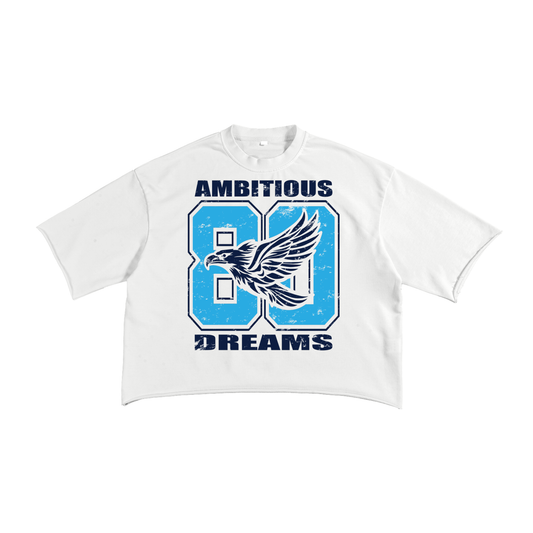 Ambitious Dreams "80's Fly" French Terry Raw Edge T-Shirt
