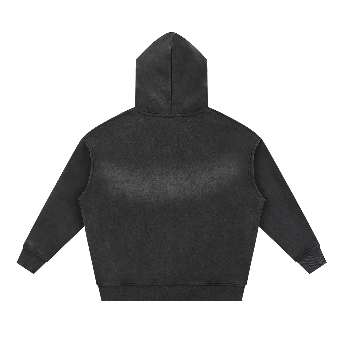 Ambitious Dreams Sunfade Two-way Zipper Boxy Fleece Hoodie