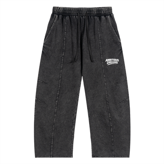 Ambitious Dreams Snow Wash Drawstring Cotton Pants