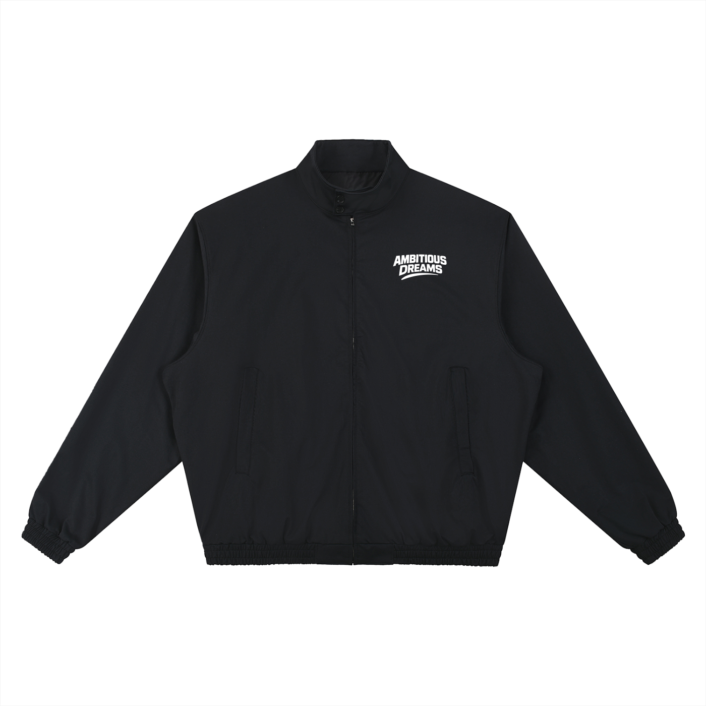 Ambitious Dreams Stand Collar Bomber Jacket