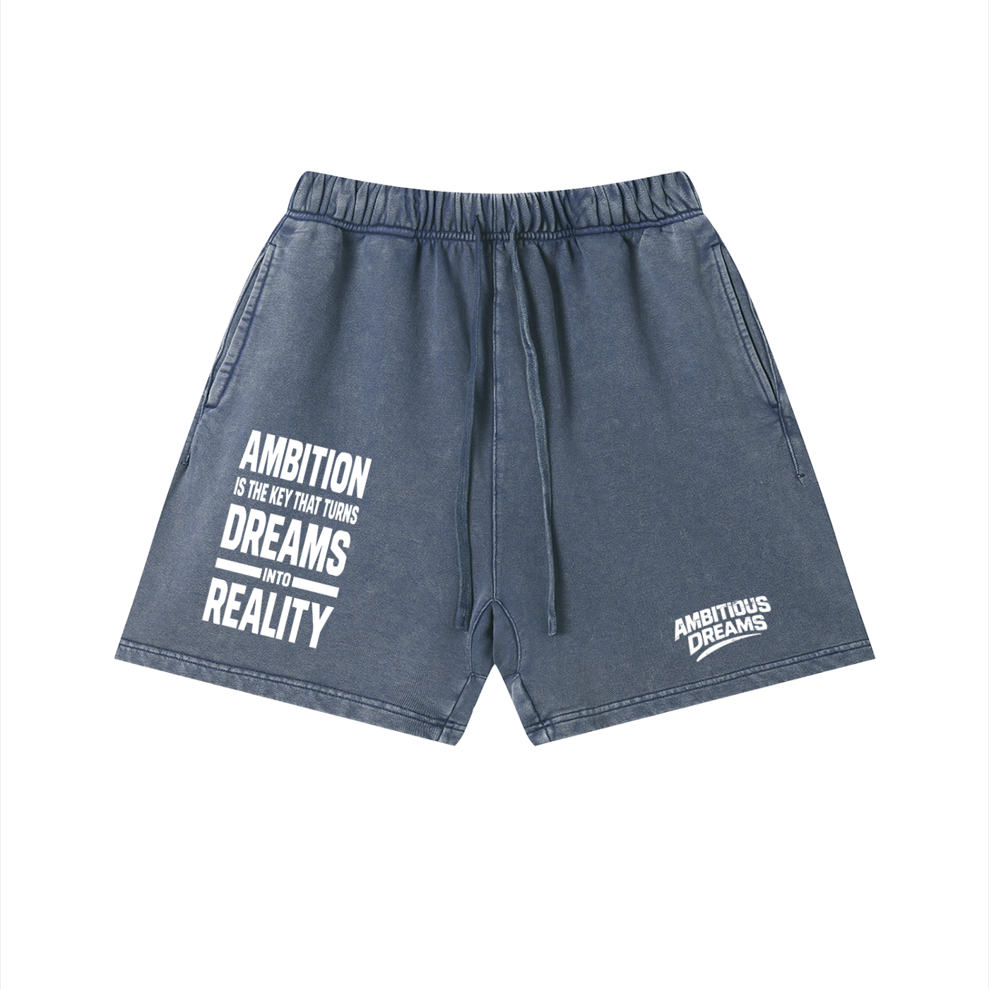 Ambitious Dreams " Dreams Into Reality " Unisex Vintage Wash Cotton Shorts