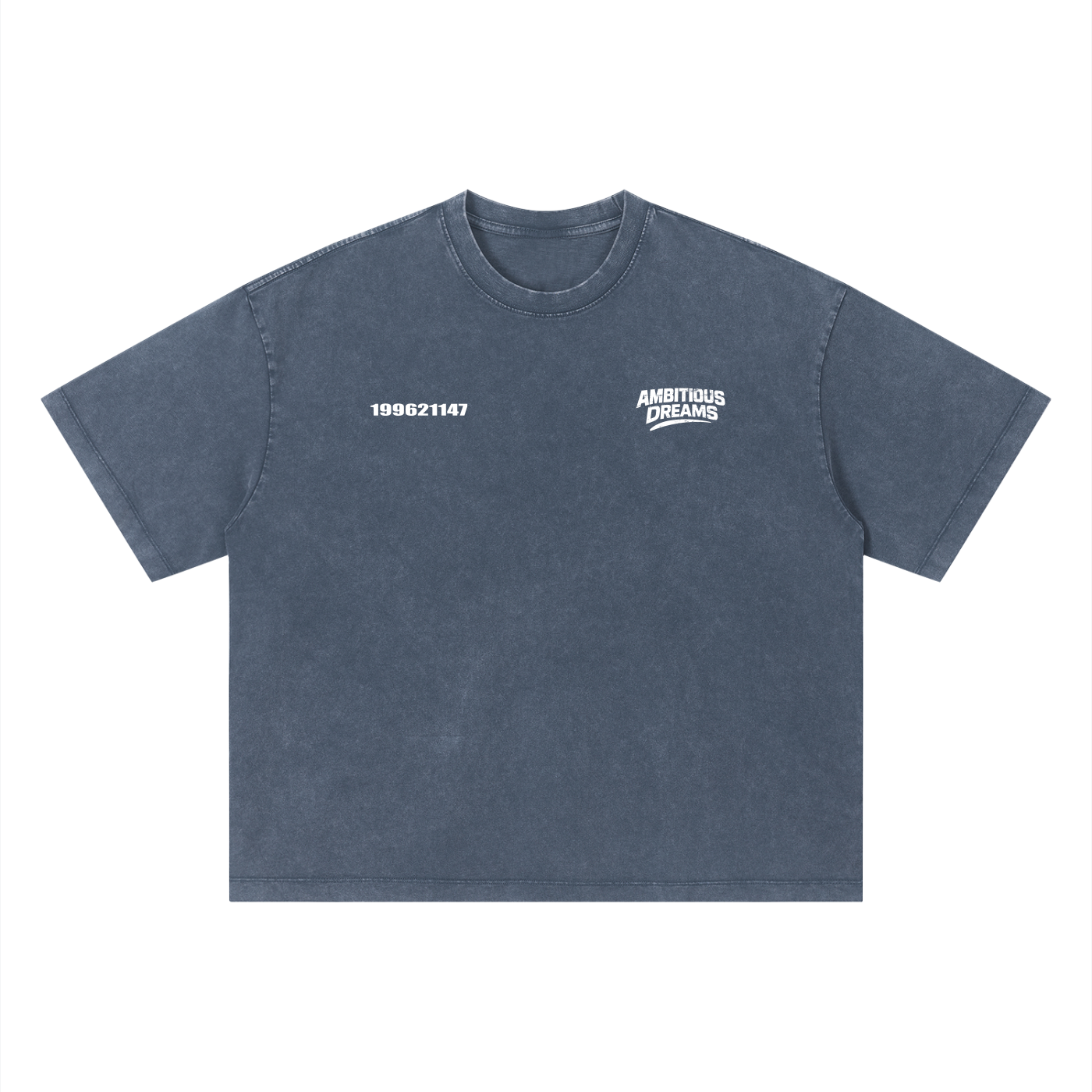 Ambitious Dreams " Define Ambitious Dreams " Unisex Vintage Wash Boxy T-Shirt