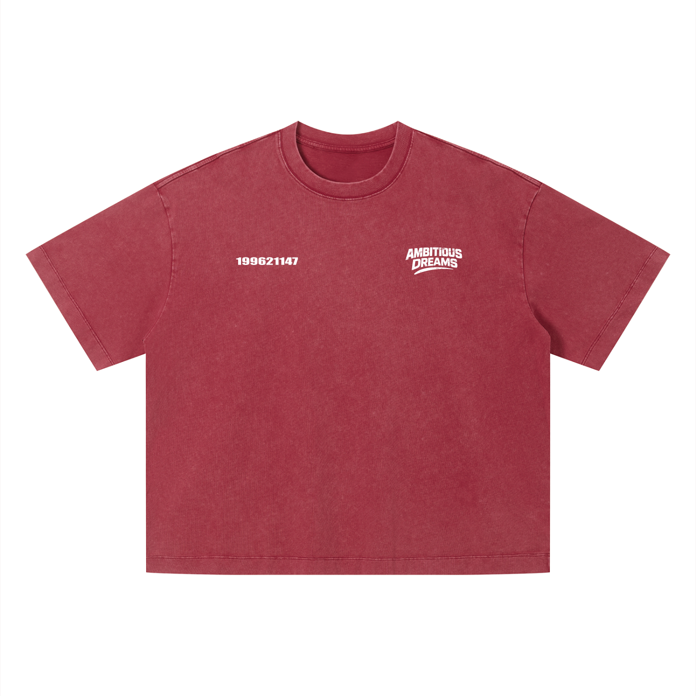 Ambitious Dreams " Define Ambitious Dreams " Unisex Vintage Wash Boxy T-Shirt