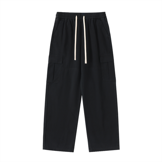 Ambitious Dreams Drawstring Waist Straight-Leg Cargo Pants