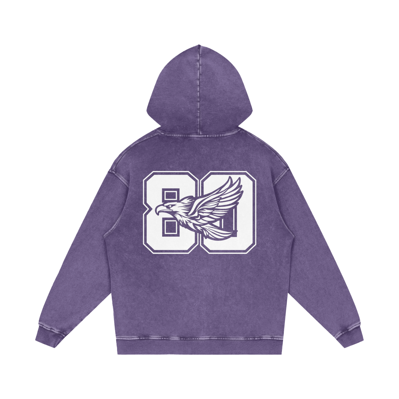 Ambitious Dreams " 80's Fly " Snow Washed Loose Cotton Hoodie