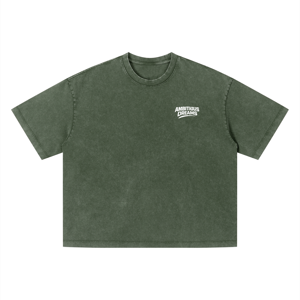 Ambitious Dreams " Define Ambitious Dreams " Unisex Vintage Wash Boxy T-Shirt
