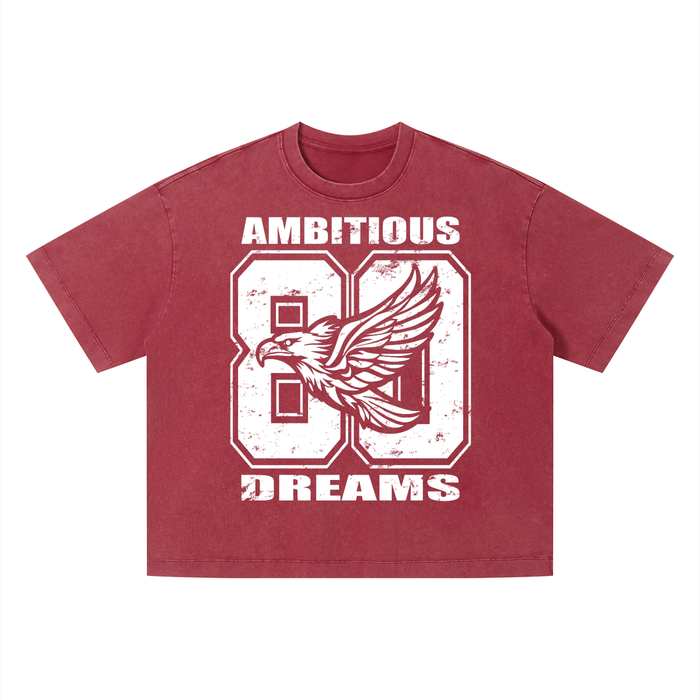 Ambitious Dreams " 80's Fly " Unisex Vintage Wash Boxy T-Shirt