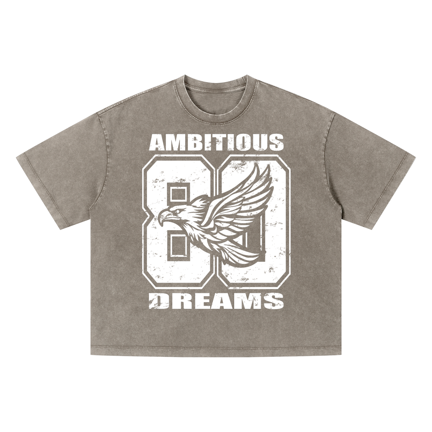 Ambitious Dreams " 80's Fly " Unisex Vintage Wash Boxy T-Shirt