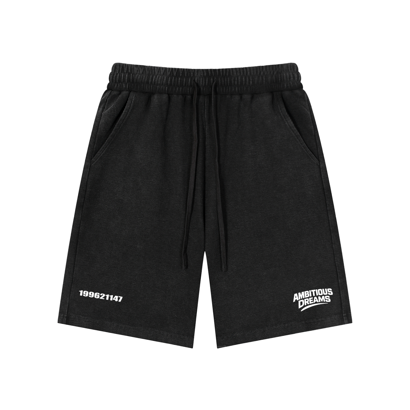 Ambitious Dreams Mineral Wash Waffle Knit Shorts