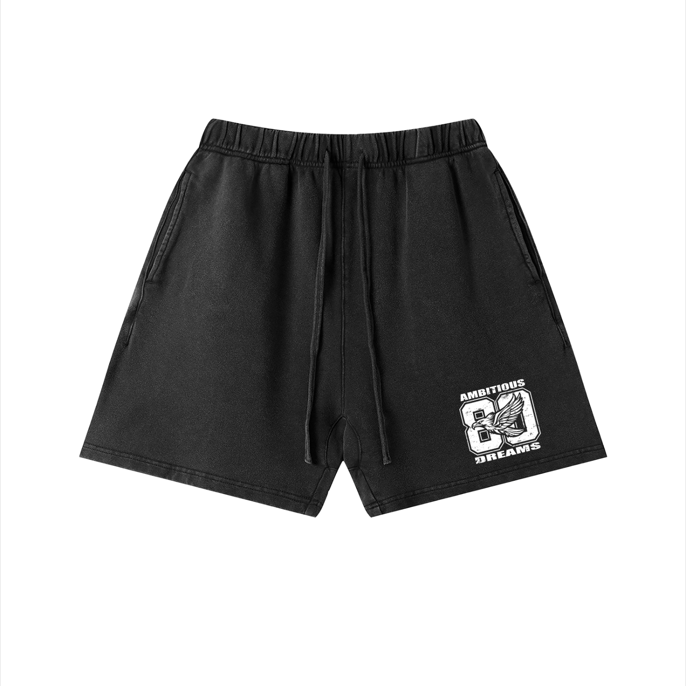 Ambitious Dreams " 80"s Fly " Unisex Vintage Wash Cotton Shorts