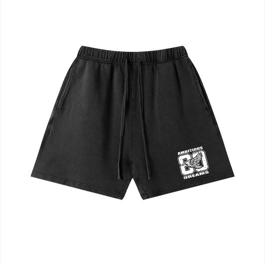 Ambitious Dreams " 80"s Fly " Unisex Vintage Wash Cotton Shorts