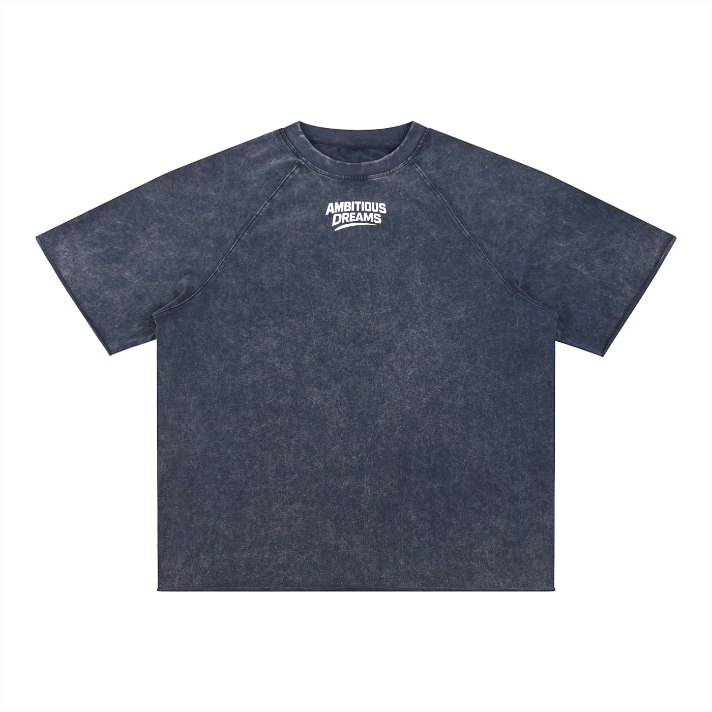 Ambitious Dreams " 80's Fly " Unisex Mineral Wash Raw Edge T-Shirt