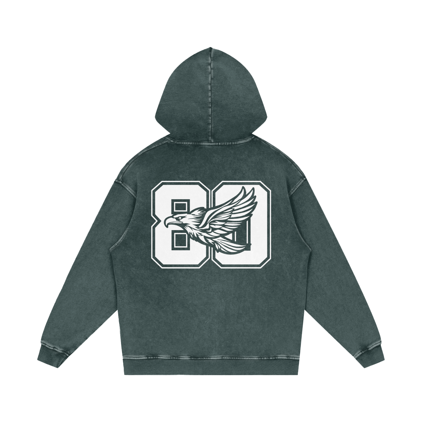 Ambitious Dreams " 80's Fly " Snow Washed Loose Cotton Hoodie