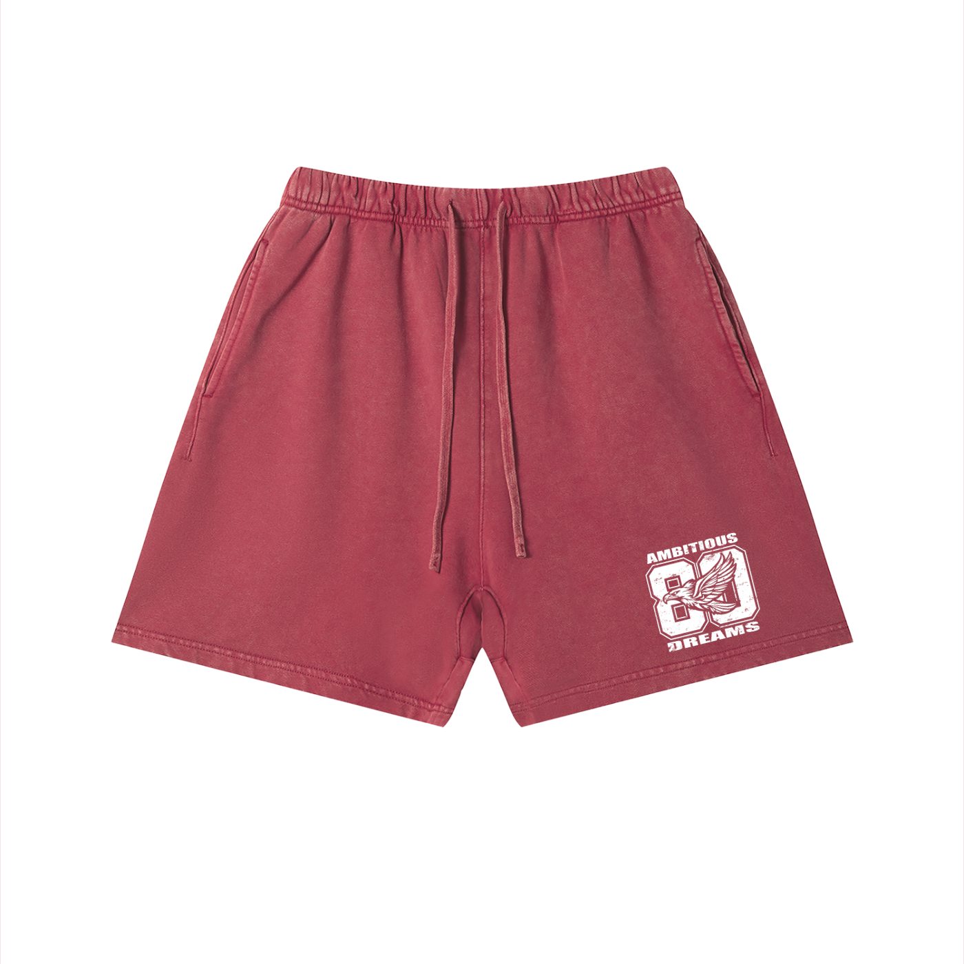 Ambitious Dreams " 80"s Fly " Unisex Vintage Wash Cotton Shorts