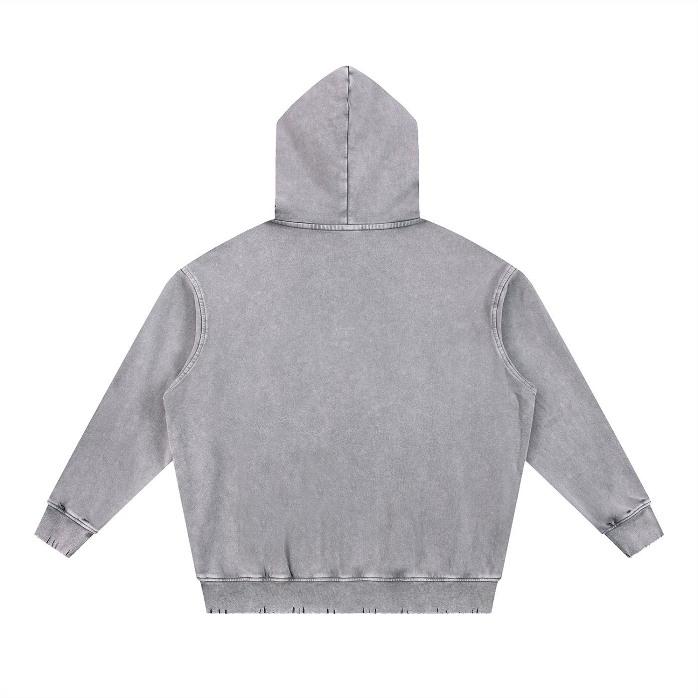 Ambitious Dreams Snow Wash Hand-Frayed Heavyweight  Hoodie