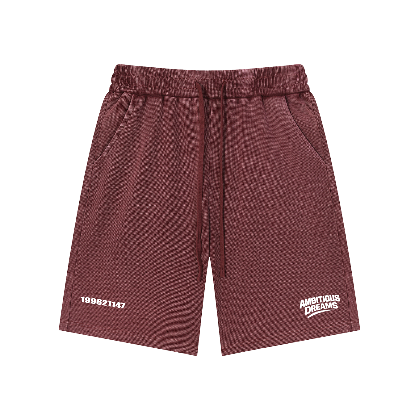Ambitious Dreams Mineral Wash Waffle Knit Shorts